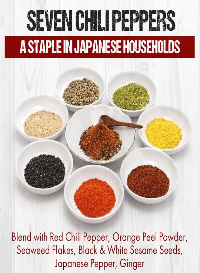 Fusion Select 6 Oz Shichimi Togarashi Seasoning - Japanese 7 Spice Japanese Seasoning Japanese Chili Powder - Image 2