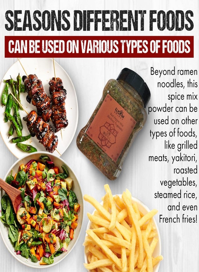 Fusion Select 6 Oz Shichimi Togarashi Seasoning - Japanese 7 Spice Japanese Seasoning Japanese Chili Powder - Image 5