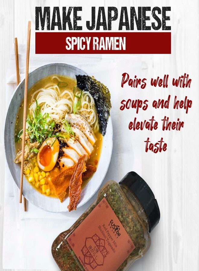 Fusion Select 6 Oz Shichimi Togarashi Seasoning - Japanese 7 Spice Japanese Seasoning Japanese Chili Powder - Image 4