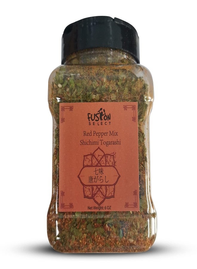 Fusion Select 6 Oz Shichimi Togarashi Seasoning - Japanese 7 Spice Japanese Seasoning Japanese Chili Powder - Image 1