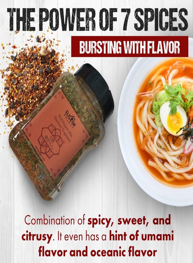 Fusion Select 6 Oz Shichimi Togarashi Seasoning - Japanese 7 Spice Japanese Seasoning Japanese Chili Powder - Image 3
