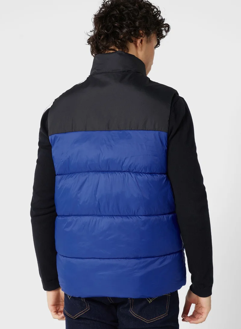 JACK & JONES Zip Through Puffer Gilet