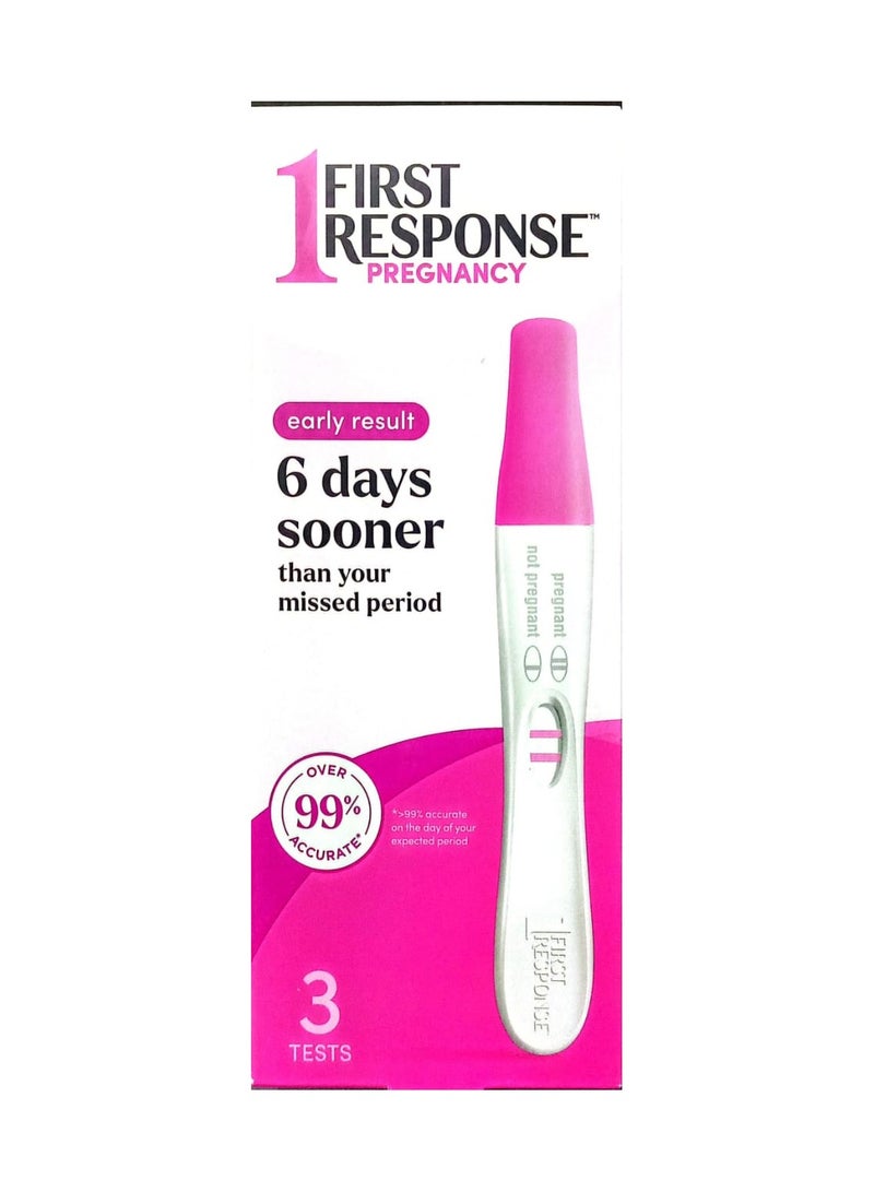 FIRST RESPONSE Early Result Pregnancy Test 3 Tests - Image 1