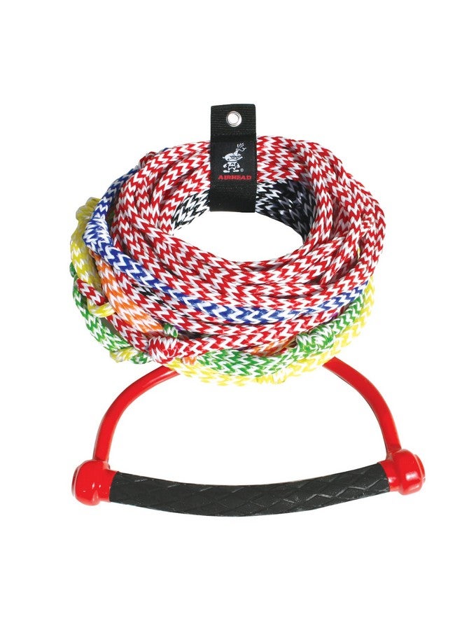 Airhead Water Ski Rope With Radius Handle 8 Section For Water Skis Wakeboards And Kneeboards - Image 1