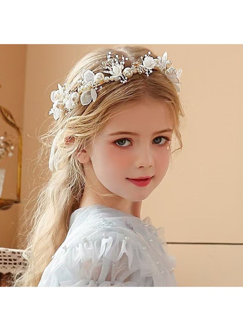 Girls' Hair Band Headdress, Children's Hairpin Clips at the Back of the Head, Anti-Slip Headband and Hair Accessories for Styling, Fashionable Girls' Hair Accessories for Hair Management - Image 2
