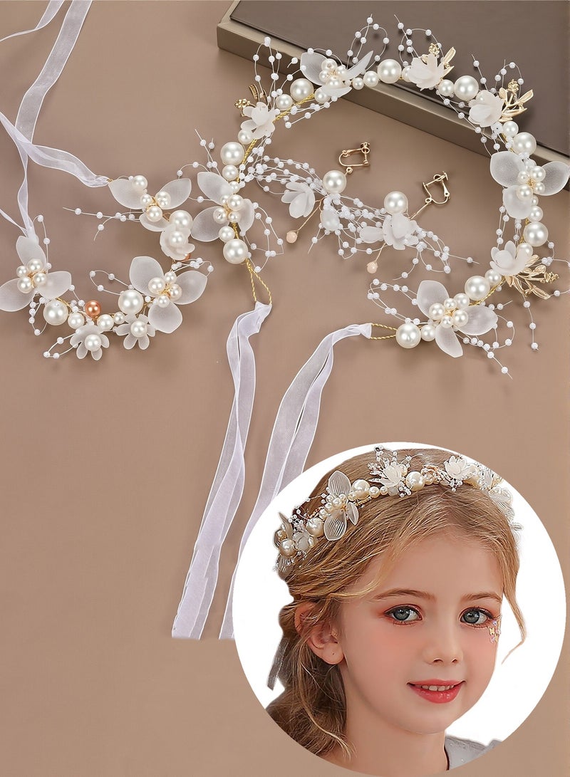 Girls' Hair Band Headdress, Children's Hairpin Clips at the Back of the Head, Anti-Slip Headband and Hair Accessories for Styling, Fashionable Girls' Hair Accessories for Hair Management - Image 1