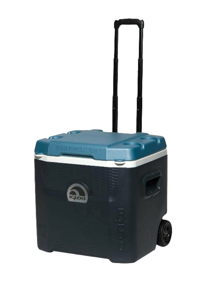 Igloo - Maxcold Quantum Roller Ice Chest with Telescoping Handle Blue 49 L 34067 - Image 1