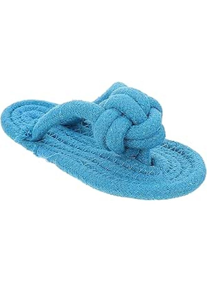 Cotton Chew Slippers For Dogs Teething Cleaning Rope Toy Interactive Play Small Medium Large - Image 1