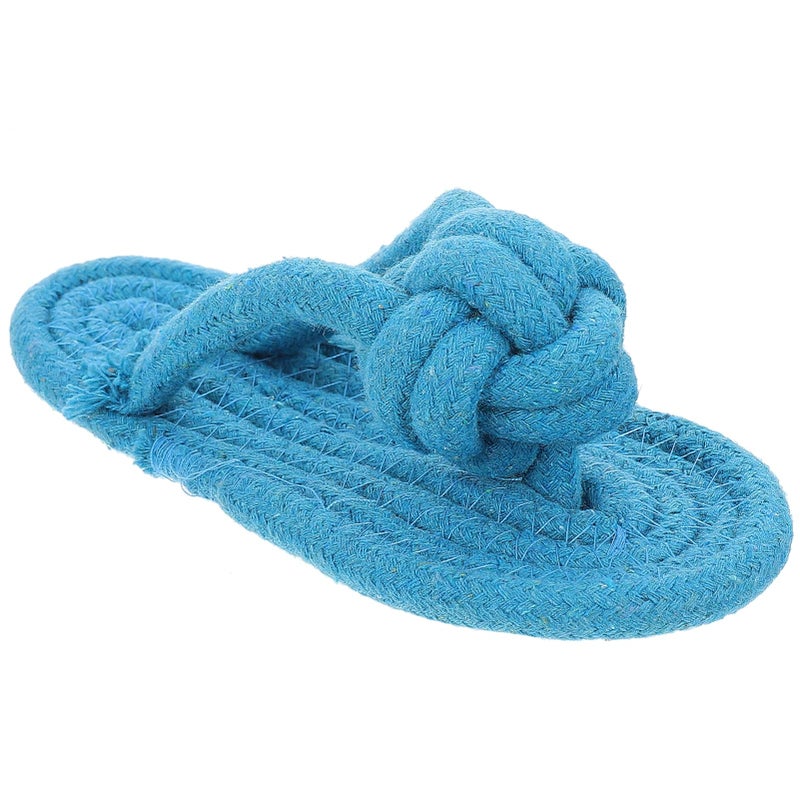 Cotton Chew Slippers For Dogs Teething Cleaning Rope Toy Interactive Play Small Medium Large - Image 2
