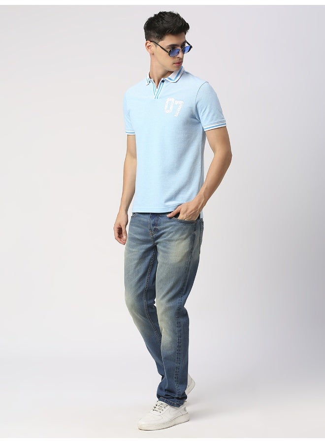 Being Human Mens Mid Tone Slim Straight Fit Denims - Image 5