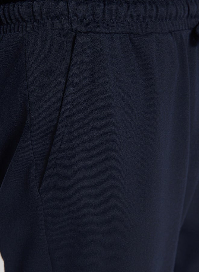 trendyol Navy Blue Regular Fit Knitted Pajamas Set - Image 5