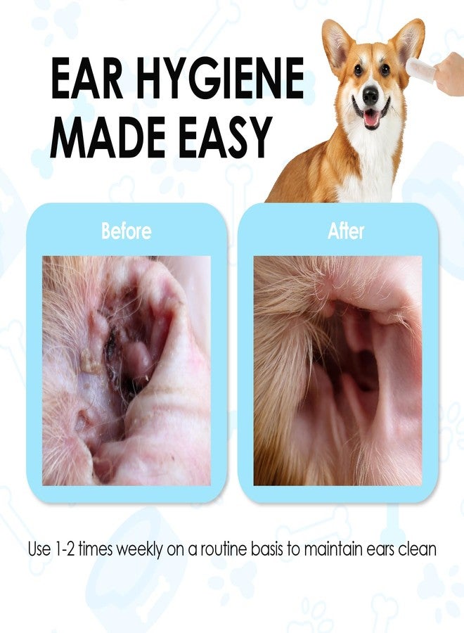 Mooncat Cat & Dog Ear Cleaner Wipes - Gentle Finger Wipes for Ear Infection, Mites, Wax & Odor - Easy & Soothing Itch Relief Cleaning Solution for Sensitive Ears - 40 Finger Wipes - Image 5