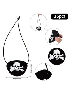 36 Pieces Halloween Pirate Eye Patches Kids Black Felt Captain Patches Cosplay Props Pirate One Eye Patches Adult Skull Eye Patches For Halloween Pirate Theme Party Children Party Favors Age 6 + - pzsku/Z9FBC5BF7098135E39194Z/45/_/1688536835/182c5b9e-3706-442c-9d2b-a201a2a36efc