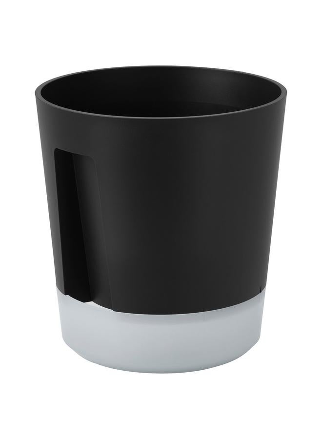 Zaboon Self-Watering Plant Pot, In/Outdoor Transparent/Anthracite, 15 Cm - Image 1