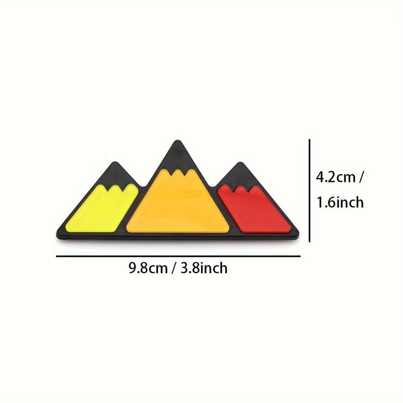 Blue 3 Color Acrylic Car Emblem For Tacoma Tundra Sequoia Rav4 Highlander Camry - Image 2