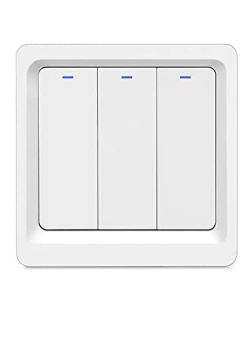 Y&D - Hands-Free Voice Control, High Security, WiFi Smart Light Switch Push Button Life/Tuya ZigBee APP Remote Control Works with Alexa Google Home for No need Neutral - Image 1