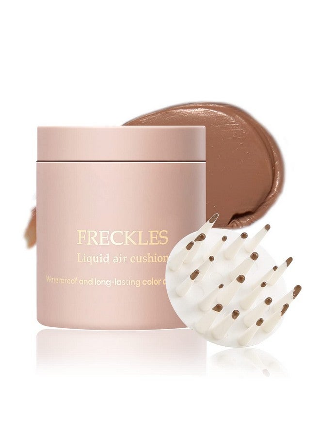 Boobeen Freckle Stamp Face Freckles Air Cushion Liquid Freckle Makeup Stamp Waterproof Fake Freckle Pen Long Lasting Quick Dry Small Spot Freckle Makeup Create Natural Freckles Makeup - Image 1