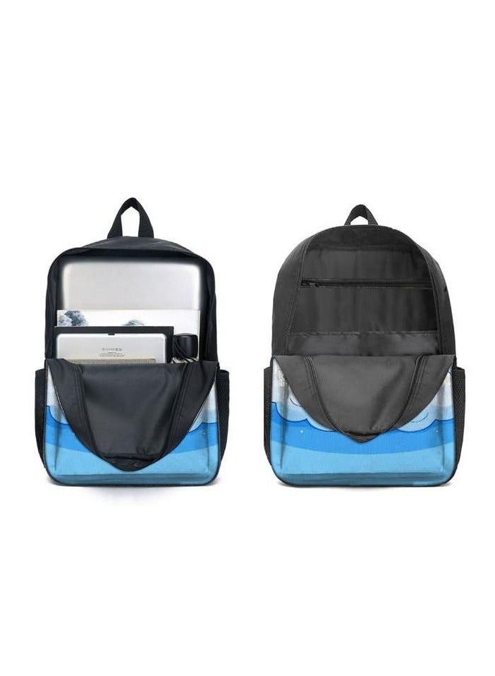 Bright Li Fire The latest universal cartoon new three-piece schoolbag (for students, teenagers, children) - 436  - Image 4