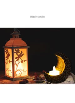 SUCITY Retro Three-Color Candle Holder, Home Decoration Candle Holder Ornaments, Specially Used for Holiday Party Celebrations During Ramadan And Eid Al-Fitr  - Image 3