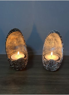 SUCITY Retro Three-Color Candle Holder, Home Decoration Candle Holder Ornaments, Specially Used for Holiday Party Celebrations During Ramadan And Eid Al-Fitr  - Image 4