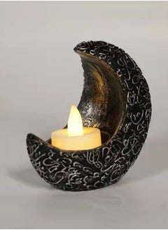 SUCITY Retro Three-Color Candle Holder, Home Decoration Candle Holder Ornaments, Specially Used for Holiday Party Celebrations During Ramadan And Eid Al-Fitr  - Image 1