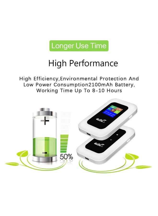 General 4G/5G wifi mobile WiFi router 150Mbps high-speed portable Asian travel WiFi modem with SIM card slot, up to 10 devices can be shared  - Image 4