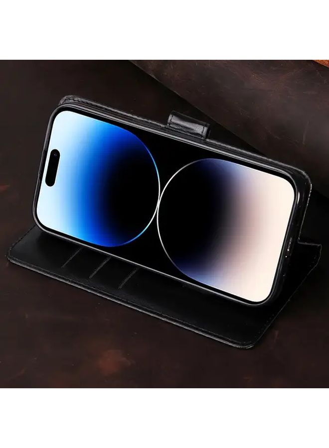 Magnetic PU Wallet Phone Case With Flip Cover For Galaxy S20 FE In Pink Color - Image 5