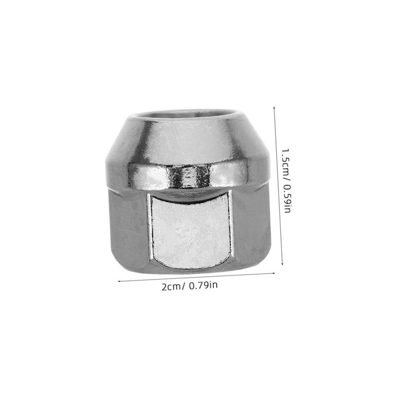 MAGICLULU 20pcs Automotive Wheel Lug Nut Accessories Tire Screw Nuts Cap Design for Easy Installation and Enhanced Torque Compatible Vehicles - Image 2