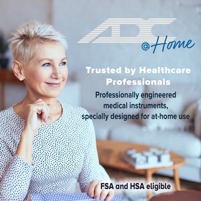 ADC جهاز قياس ضغط الدم الرقمي الأوتوماتيكي Advantage Connect بمدى واسع مع أنبوب واحد أزرق 1 لكل واحد - Image 3