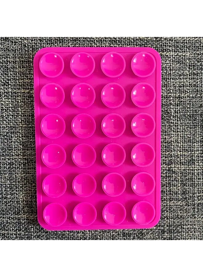 روز ريد حامل هاتف مزدوج الجوانب بـ 24 كأس شفط للأسطح الملساء وبلاط الحائط - Image 1