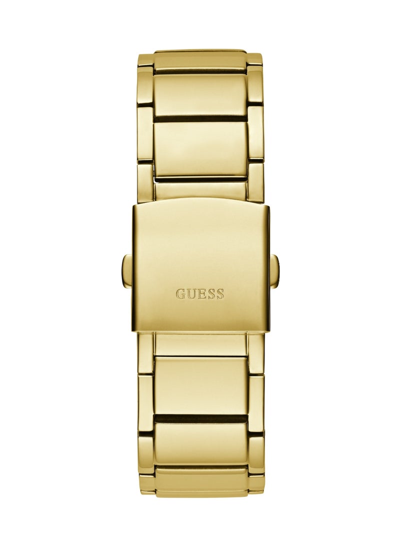 GUESS Mens Gold Green Dial Multi-function Watch - GW0624G2 - Image 5
