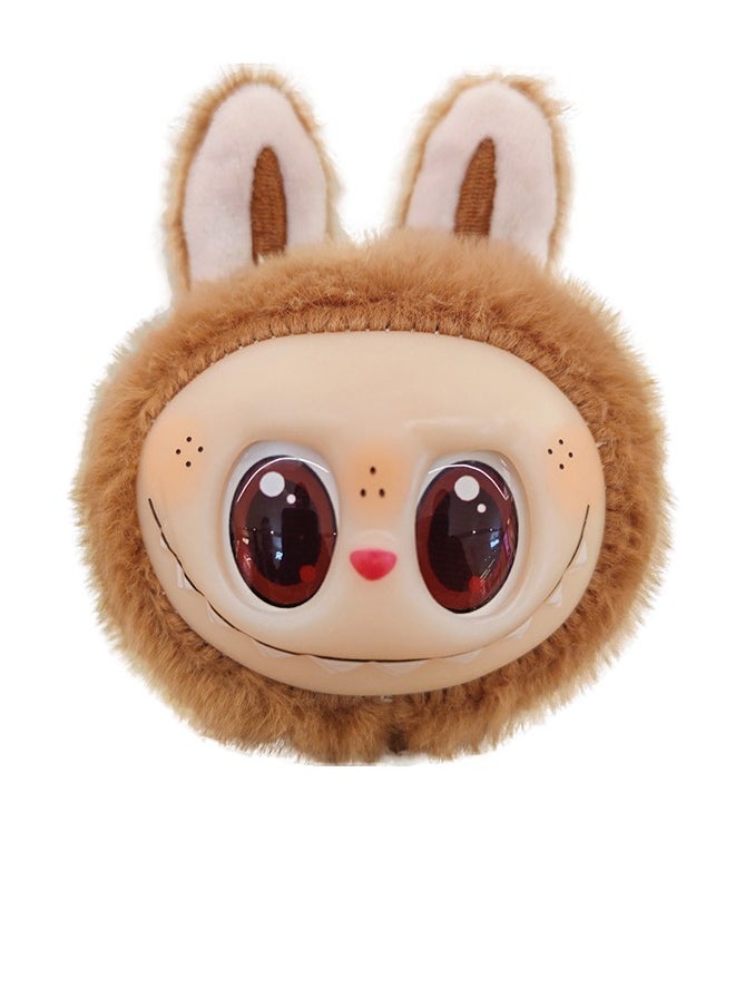 Labubu Plush Toy - Bag Fashion Keychain, Plush Doll Internet Celebrity Plush Doll Labubu Bag Pendant Holiday Gift Toy  - Image 5