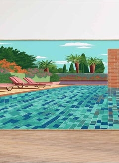(Assembly frame) Abstract Pool Poster Print, Swimming Poster, Pool Art, Gift Idea, Abstract Pool Print, Abstract Pool Wall Art Poster Print Sizes A2 A3 A4