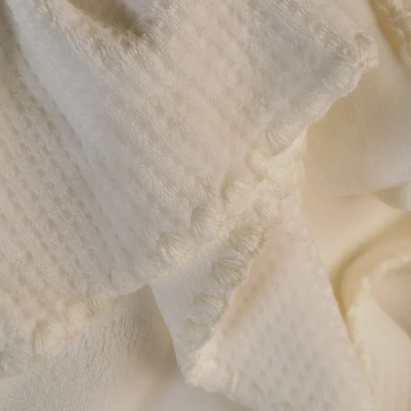 DWELL Dwell-Sienna Burnout Blanket-160 X 200CM-Ivory