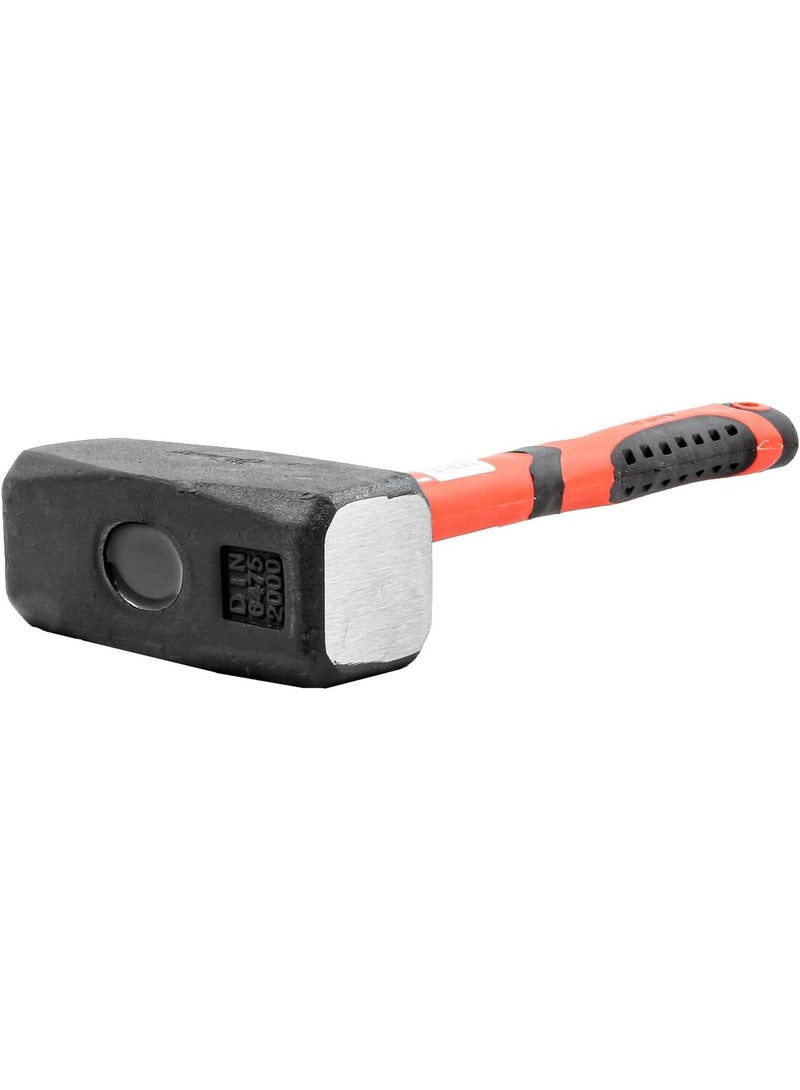 MTX Sledge Hammer with Fiberglass Rubber-Coated Handle (2000 g) - Image 2
