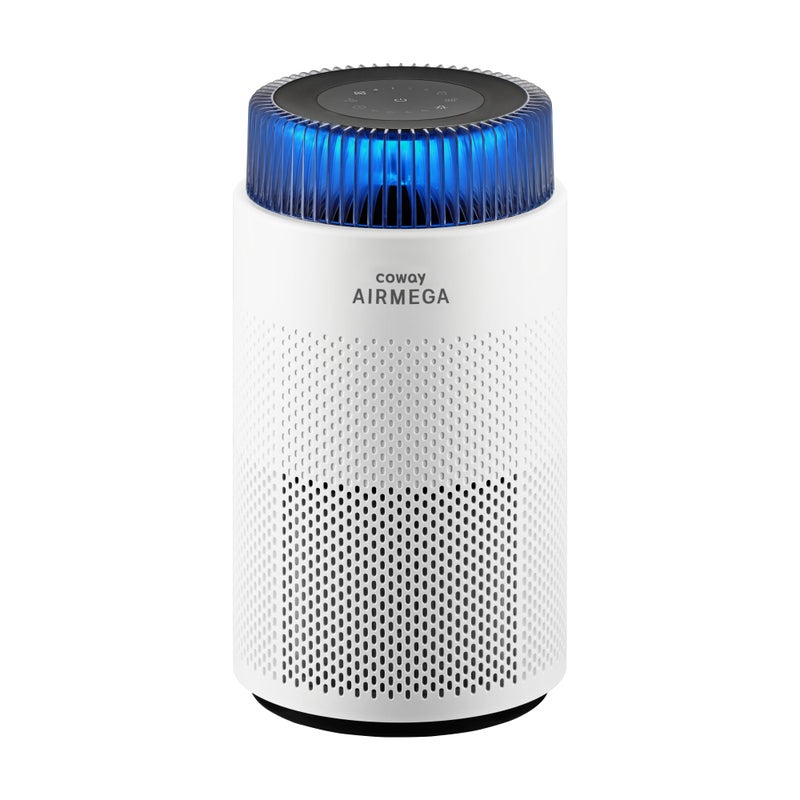 COWAY Air Purifiers for Home up to 810 ft HEPA and Carbon Filter for Smoke Allergies Pet Dander Odor AQI Monitor Auto Mode Timer Filter Indicator Night Light 2yr Warranty Airmega 100 White - Image 2