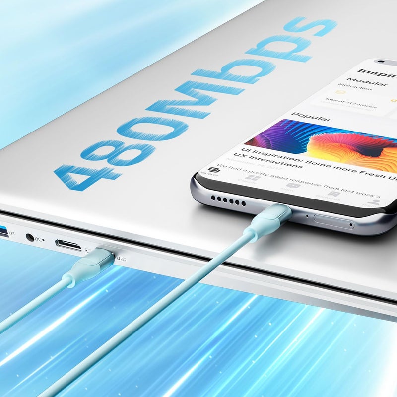 Bkayp USB C Cable, 3 Pack 6 FT USB C Charger Cable 60W Type C to USB C Cable Fast Charging Cord for iPhone 15 Pro Plus iPad MacBook Samsung Switch LG and More - Image 3