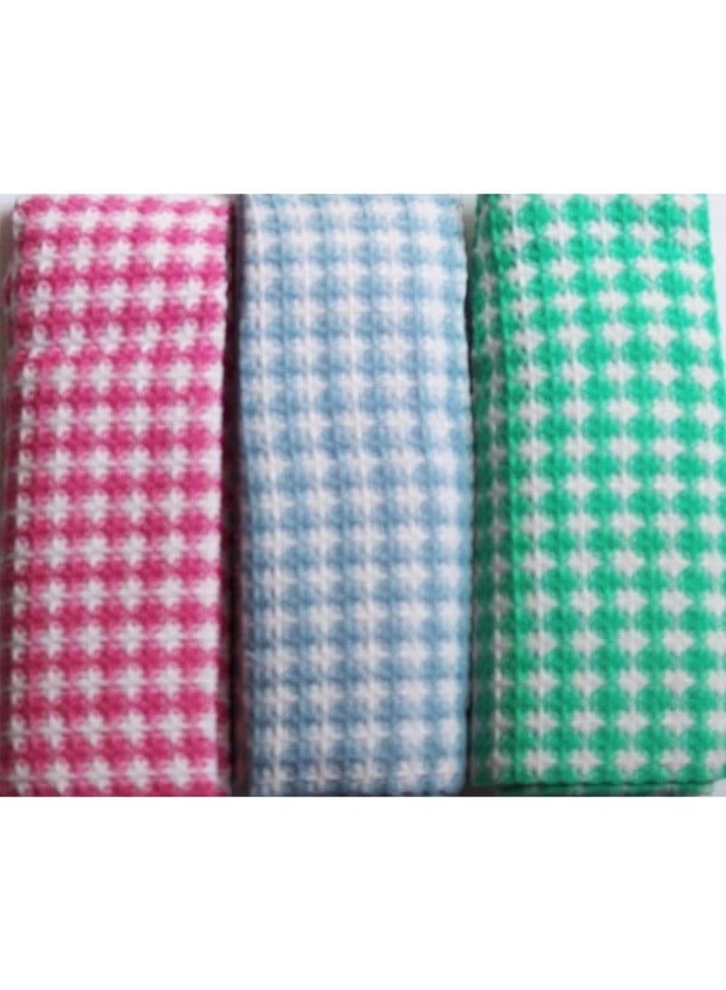 إل تي أر Pack of 5 Kitchen Towels Packs – Assorted Colors & Designs, Multipurpose Cleaning Cloths, Soft & Absorbent (3 Pieces per Pack) - Image 1