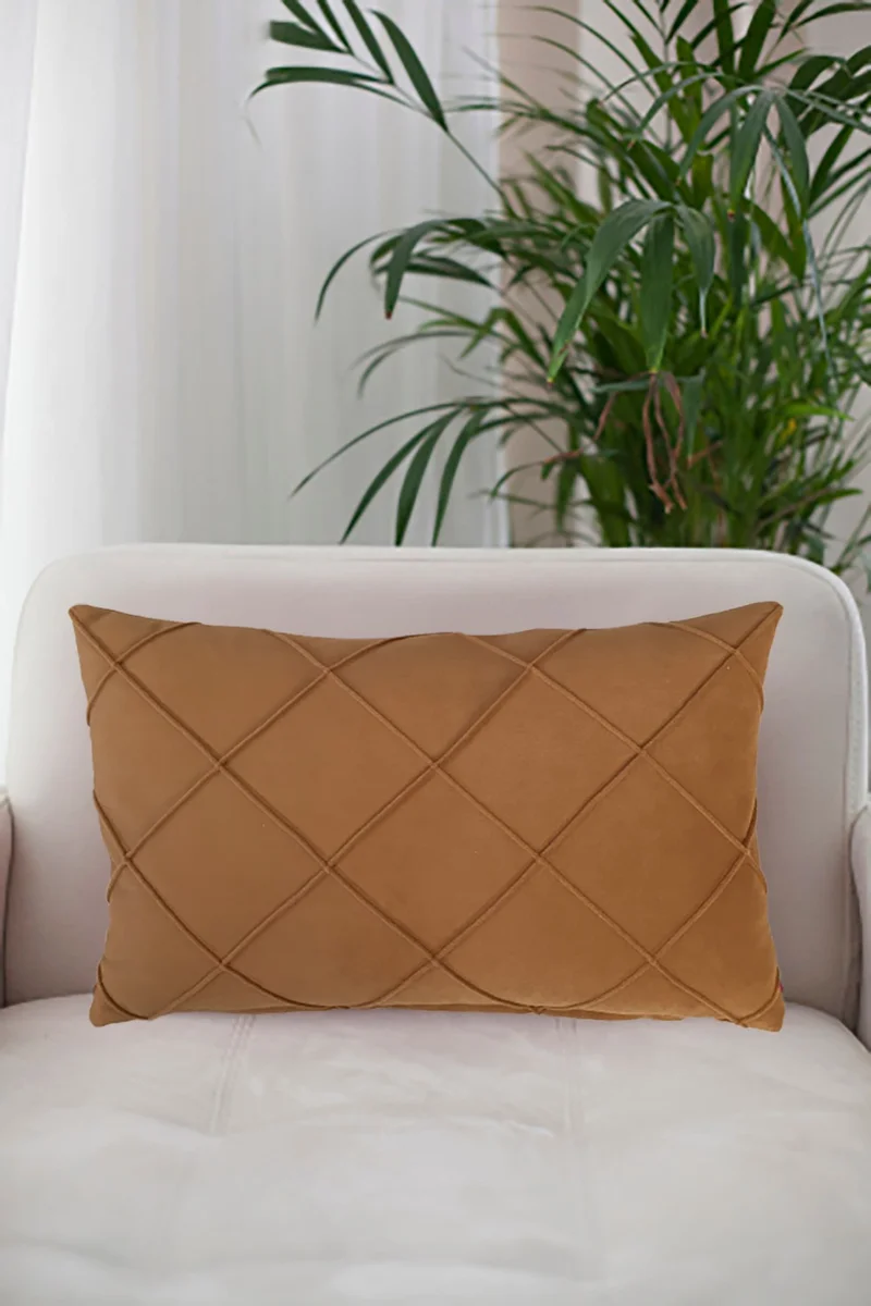 Nisahometeks Stain Resistant Erasable Quilted Throw Pillow Case
