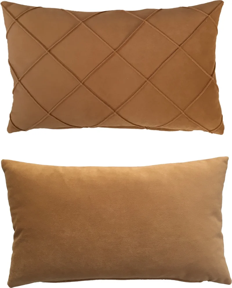 Nisahometeks Stain Resistant Erasable Quilted Throw Pillow Case
