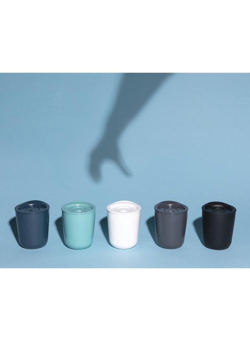 XD DESIGN كوب قهوة للسفر | كوب قهوة مع غطاء، 250 مل tumbler قهوة كلاسيكي من XD Design مضاد للميكروبات (أبيض) - Image 5