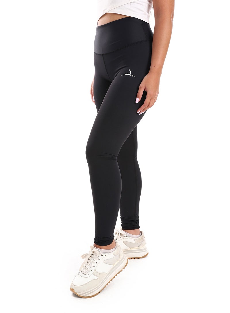 دو سبورتس وير بنطال ضيق رياضي سادة - أسود - Image 2