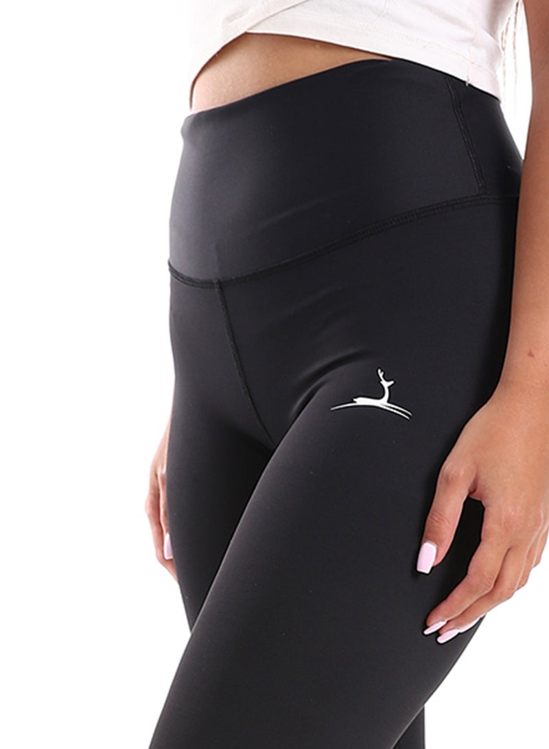 دو سبورتس وير بنطال ضيق رياضي سادة - أسود - Image 3