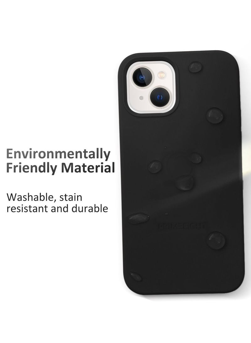 PRIMEEIGHT - iPhone 13 Case 6.1 inch Shockproof Curved Edges apple iphone 13 case Anti Scratch iphone 13 protective case BLACK - Image 1