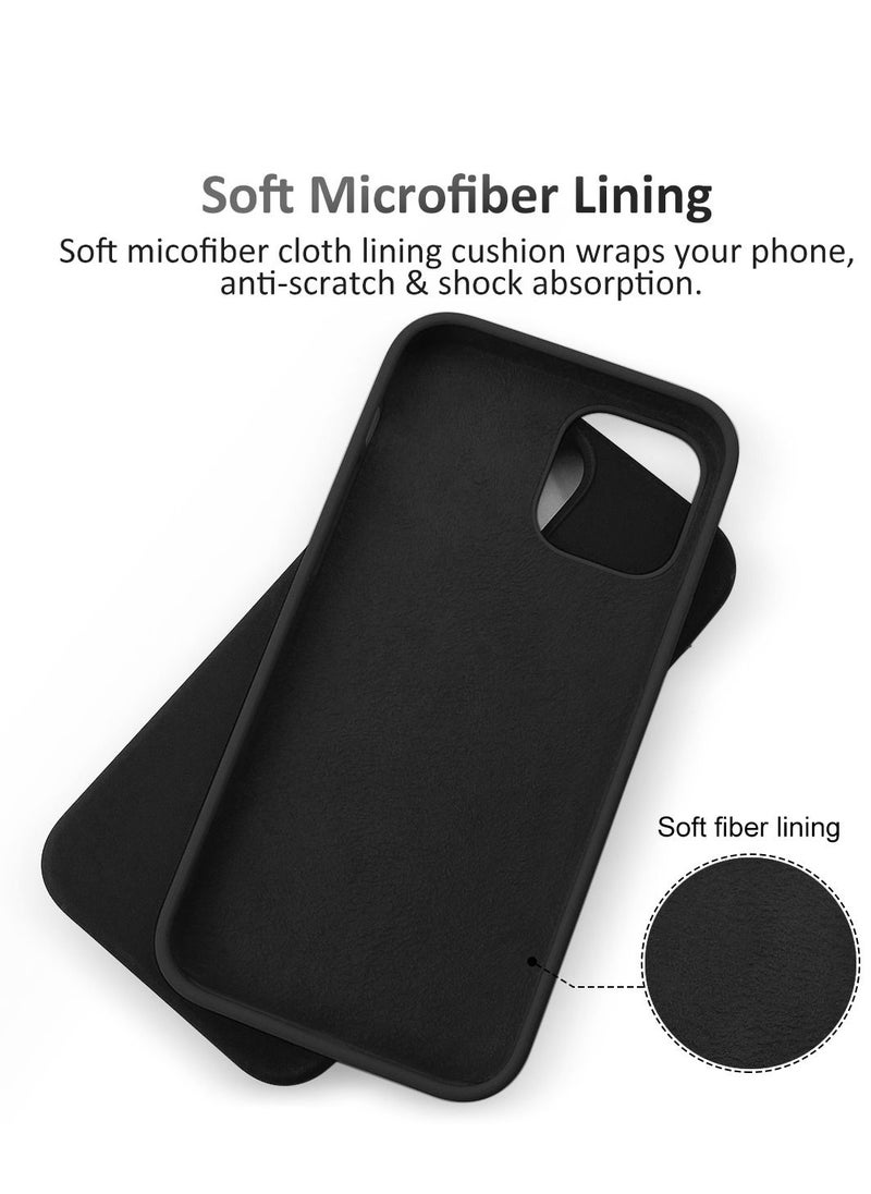PRIMEEIGHT - iPhone 13 Case 6.1 inch Shockproof Curved Edges apple iphone 13 case Anti Scratch iphone 13 protective case BLACK - Image 1