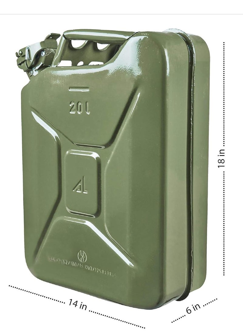 Generic - 20L Metal Gas Can – Heavy-Duty Fuel Storage Solution - Image 1