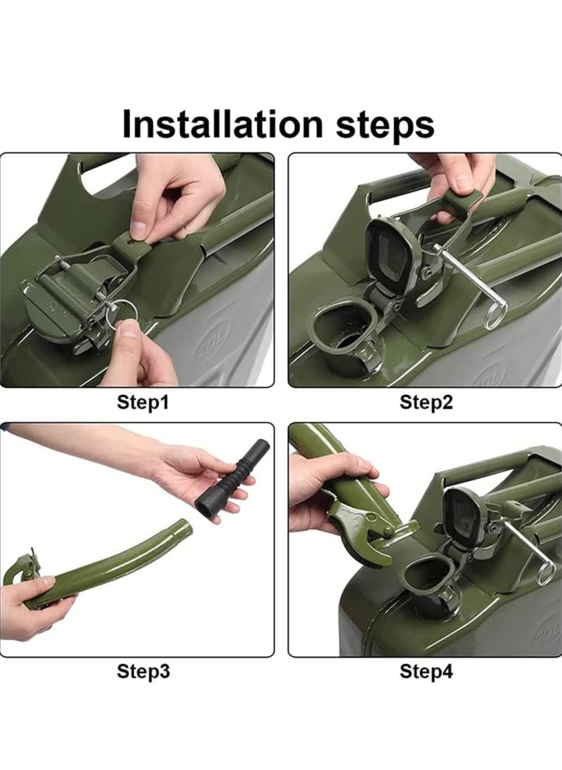 Generic - 20L Metal Gas Can – Heavy-Duty Fuel Storage Solution - Image 1