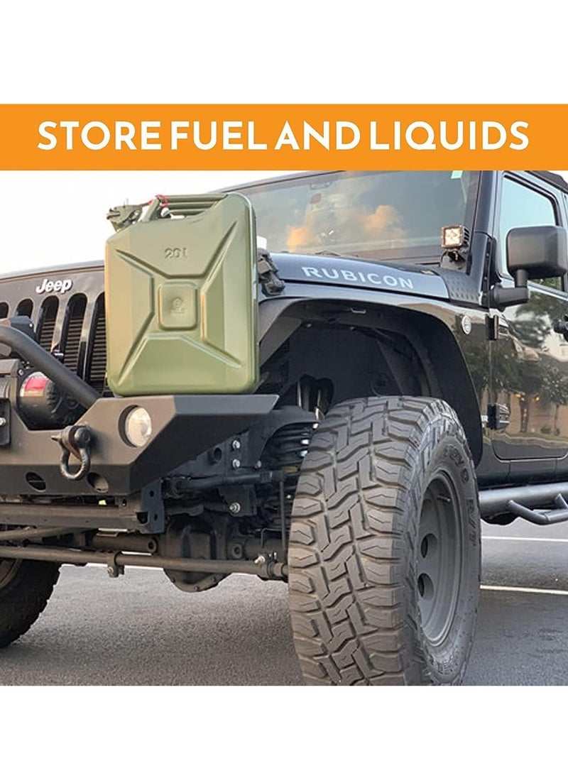 Generic - 20L Metal Gas Can – Heavy-Duty Fuel Storage Solution - Image 1