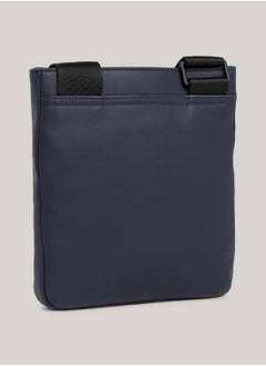 TOMMY HILFIGER Men's Essential Signature Small Crossover Bag -  Flat pebble grain finish, Blue  - Image 2