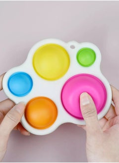 1pc Random Color Simple Dimple Fidget Toy